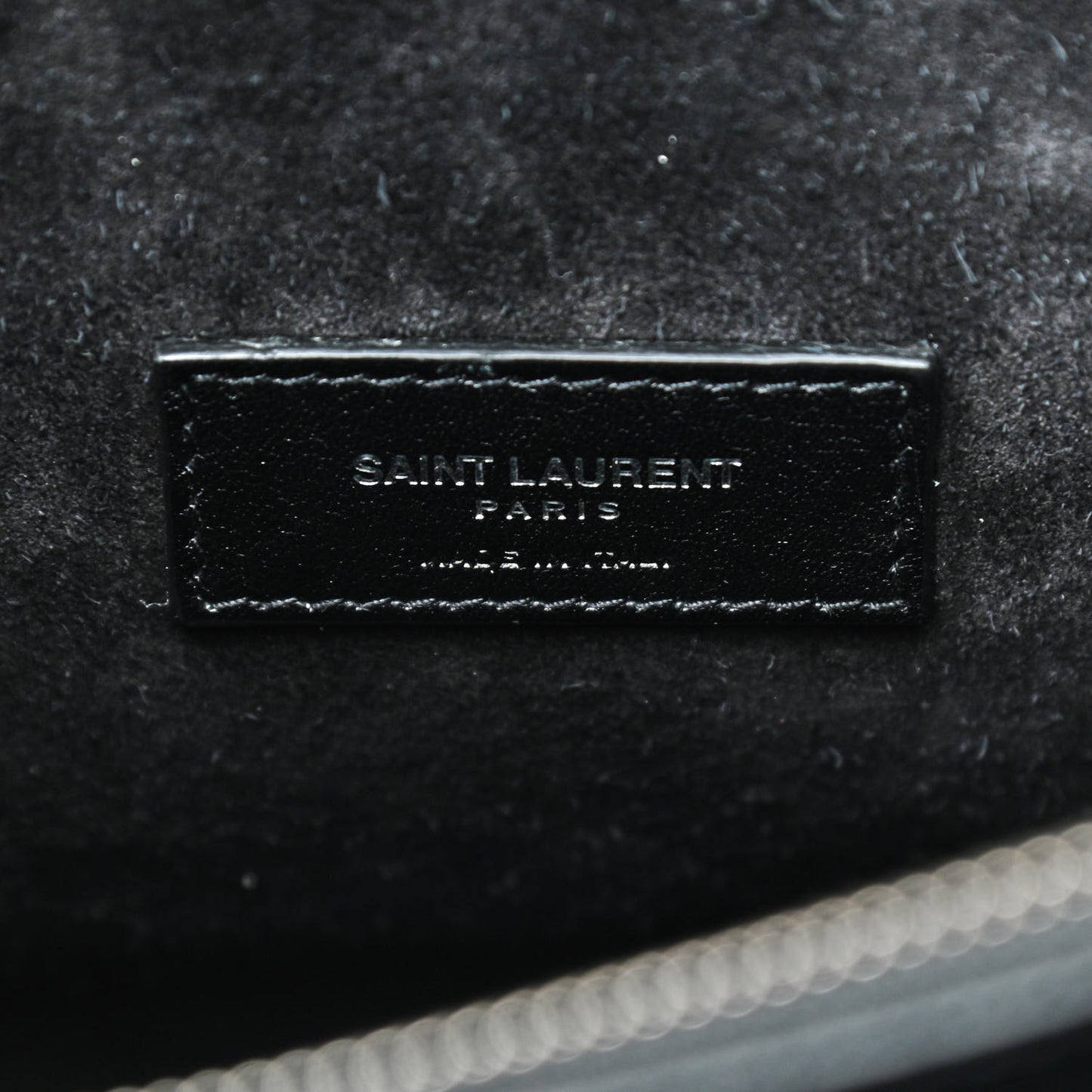 Calfskin Crocodile Embossed Small Supple Sac de Jour Black