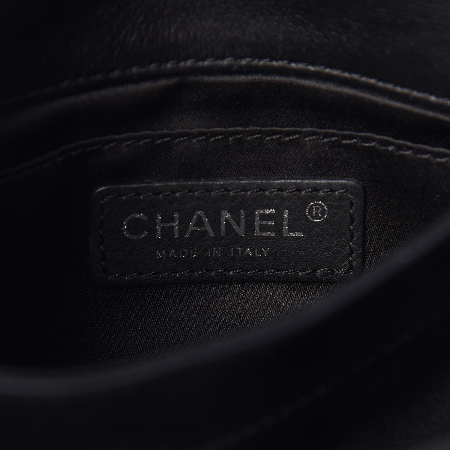 Chanel Calfskin Stitched Small Crossbody Flap Black 6 of 11