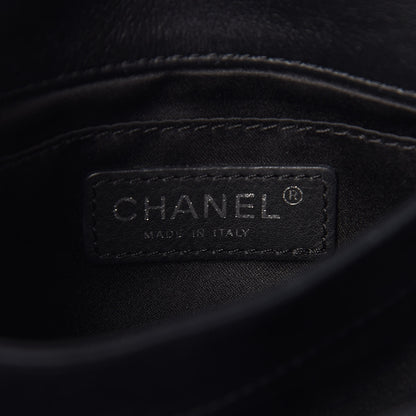 Chanel Calfskin Stitched Small Crossbody Flap Black 6 of 11