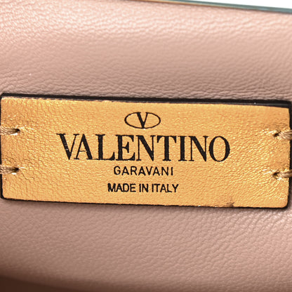 Valentino Garavani Metallic Calfskin Mini Supervee Clutch Soft Gold 6 of 9