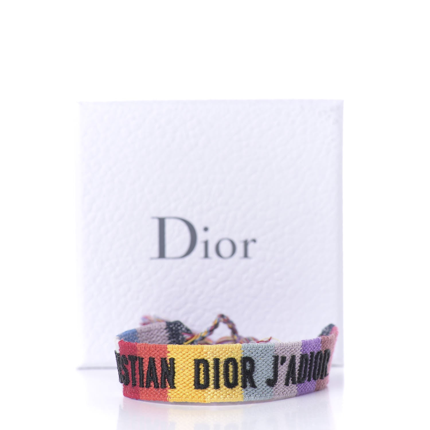 Christian Dior Woven Cotton J'Adior Friendship Bracelet 6 of 6