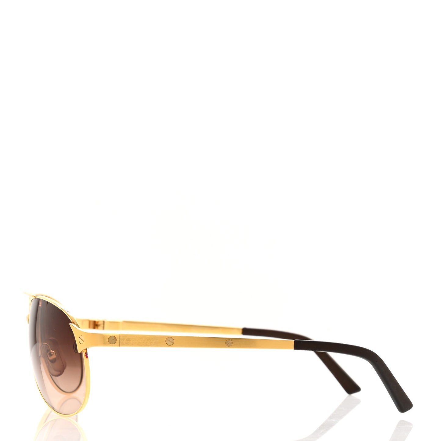 Santos Dumont Aviator Sunglasses Gold