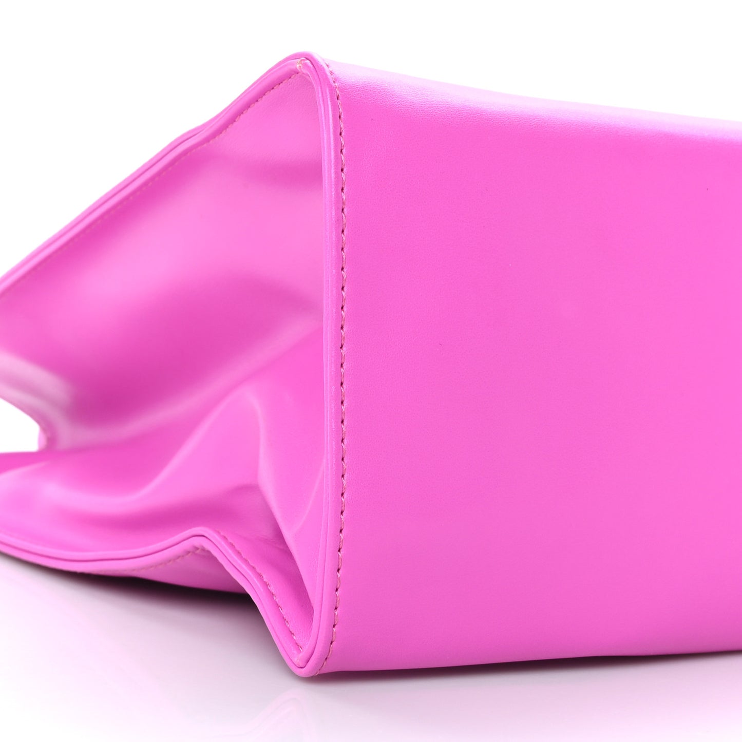 Vegan Leather Medium Shopping Bag Azalea