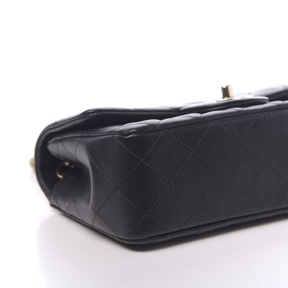 Chanel Lambskin Quilted Mini Rectangular Flap Black 9 of 14