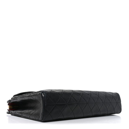 Chanel Lambskin Quilted Shoulder Bag Black 4 of 11
