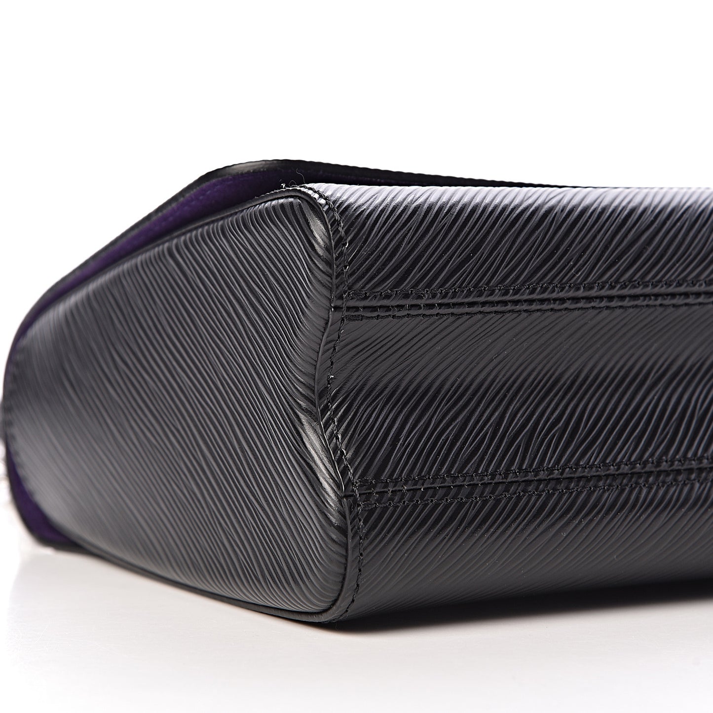 Epi Travel Stickers Twist Shoulder Bag MM Black