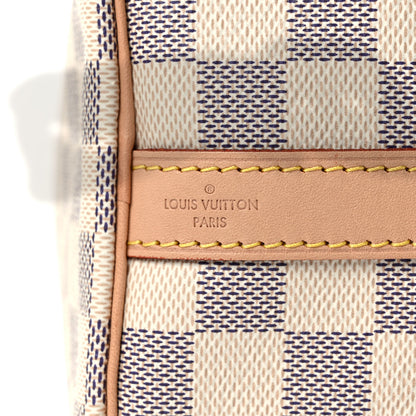 Louis Vuitton Damier Azur Speedy Bandouliere 25 7 of 10