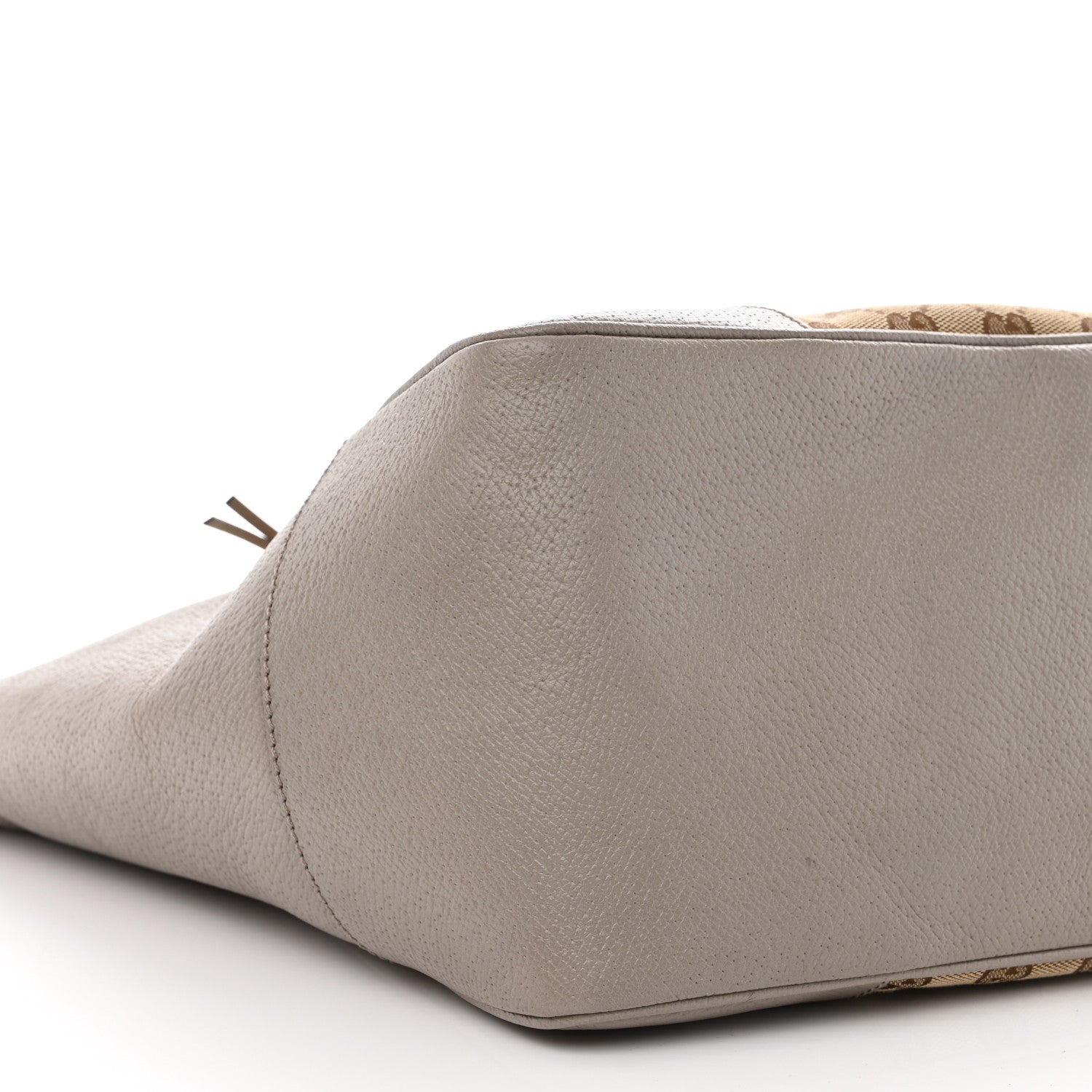 Gucci Monogram Medium Bree Zippered Tote Beige Grey 9 of 10