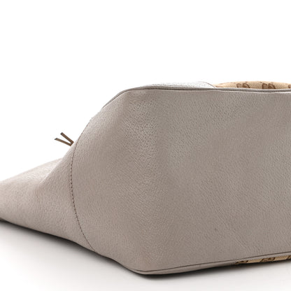 Gucci Monogram Medium Bree Zippered Tote Beige Grey 9 of 10