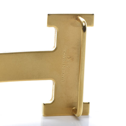 Hermes Brushed 32mm H Belt Buckle Gold 3 of 4