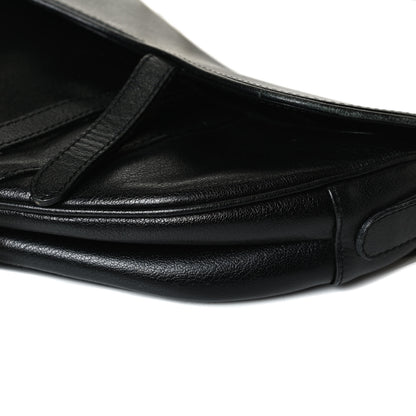 Christian Dior Calfskin Saddle Bag Black 11 of 17