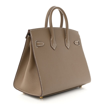 Hermes Epsom Birkin Sellier 25 Etoupe 3 of 11