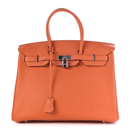 Hermes Togo Birkin 35 Orange 1 of 42
