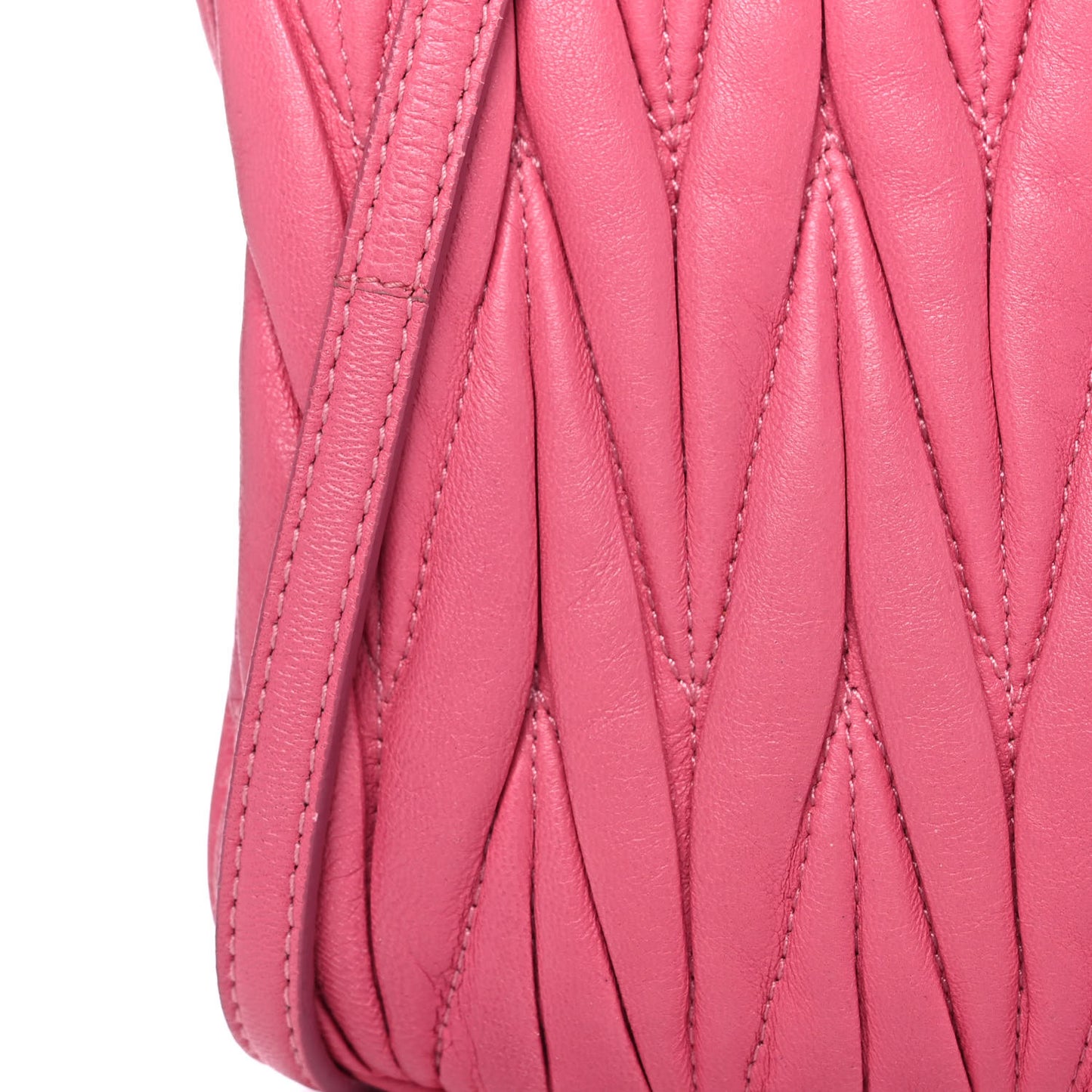 Nappa Matelasse Crossbody Peonia