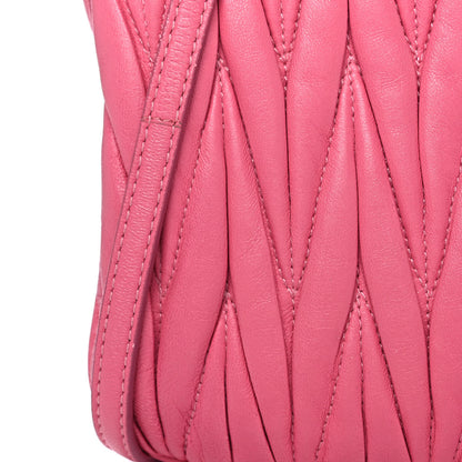 Miu Miu Nappa Matelasse Crossbody Peonia 10 of 16