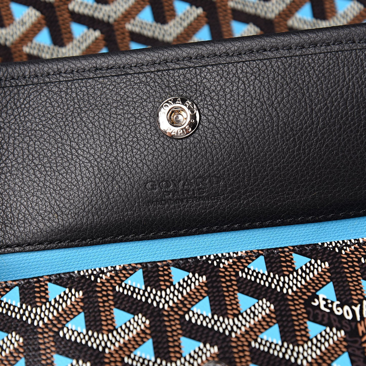 Goyardine Saint Louis Claire Voie GM Black Blue