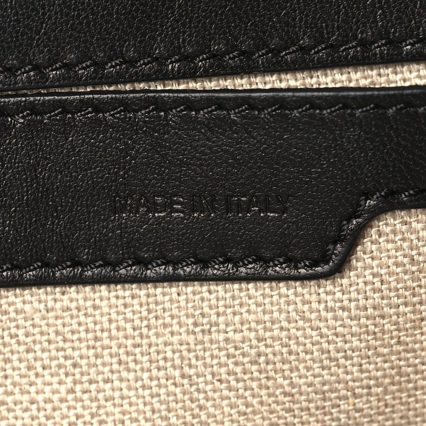 Crocodile Embossed Calfskin Small Triptyque Satchel Black