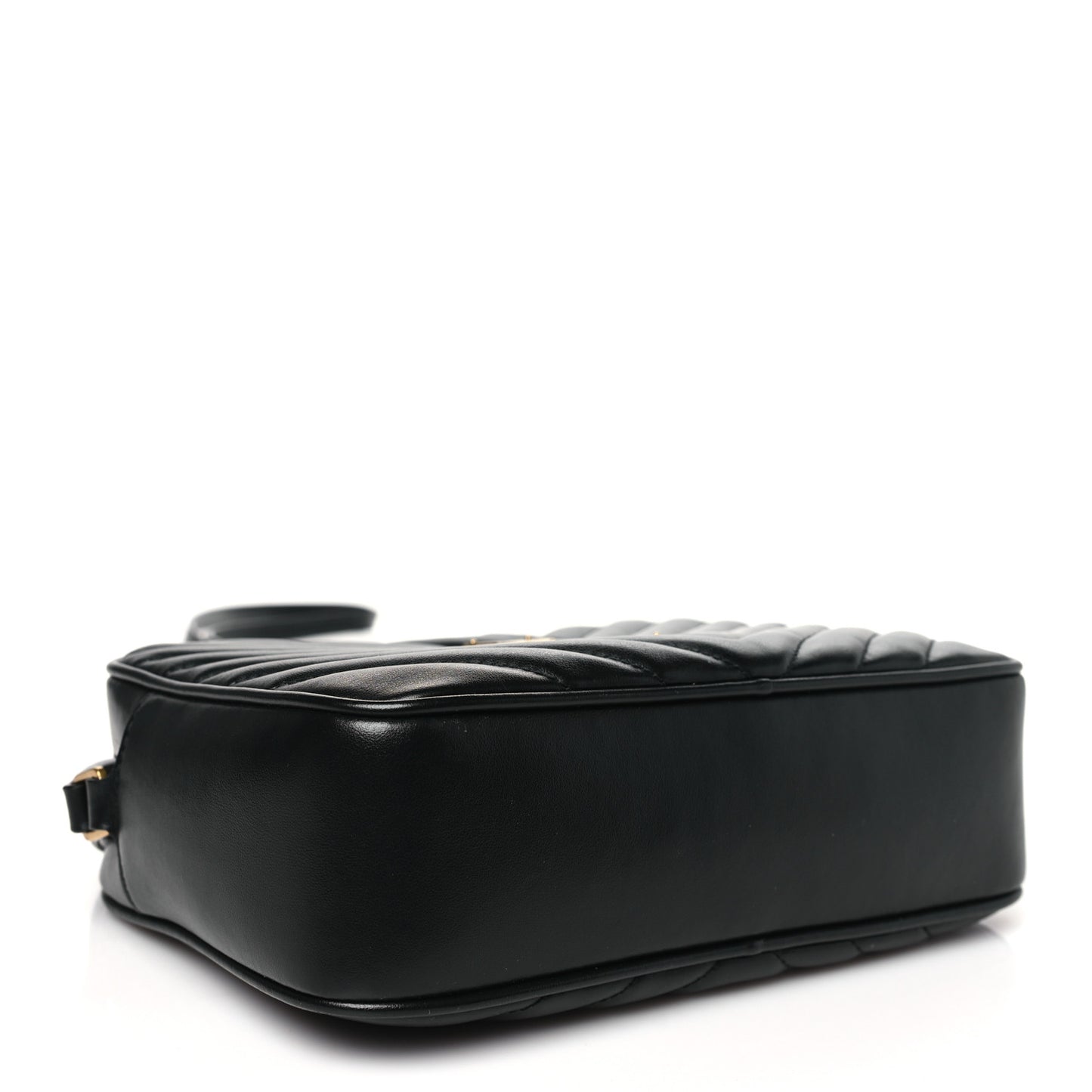 Calfskin Matelasse Monogram Lou Camera Bag Black