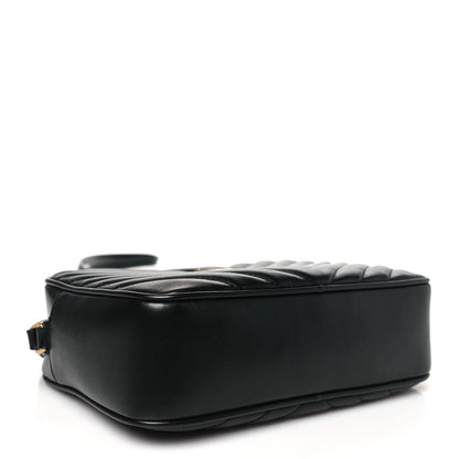 Saint Laurent Calfskin Matelasse Monogram Lou Camera Bag Black 5 of 11