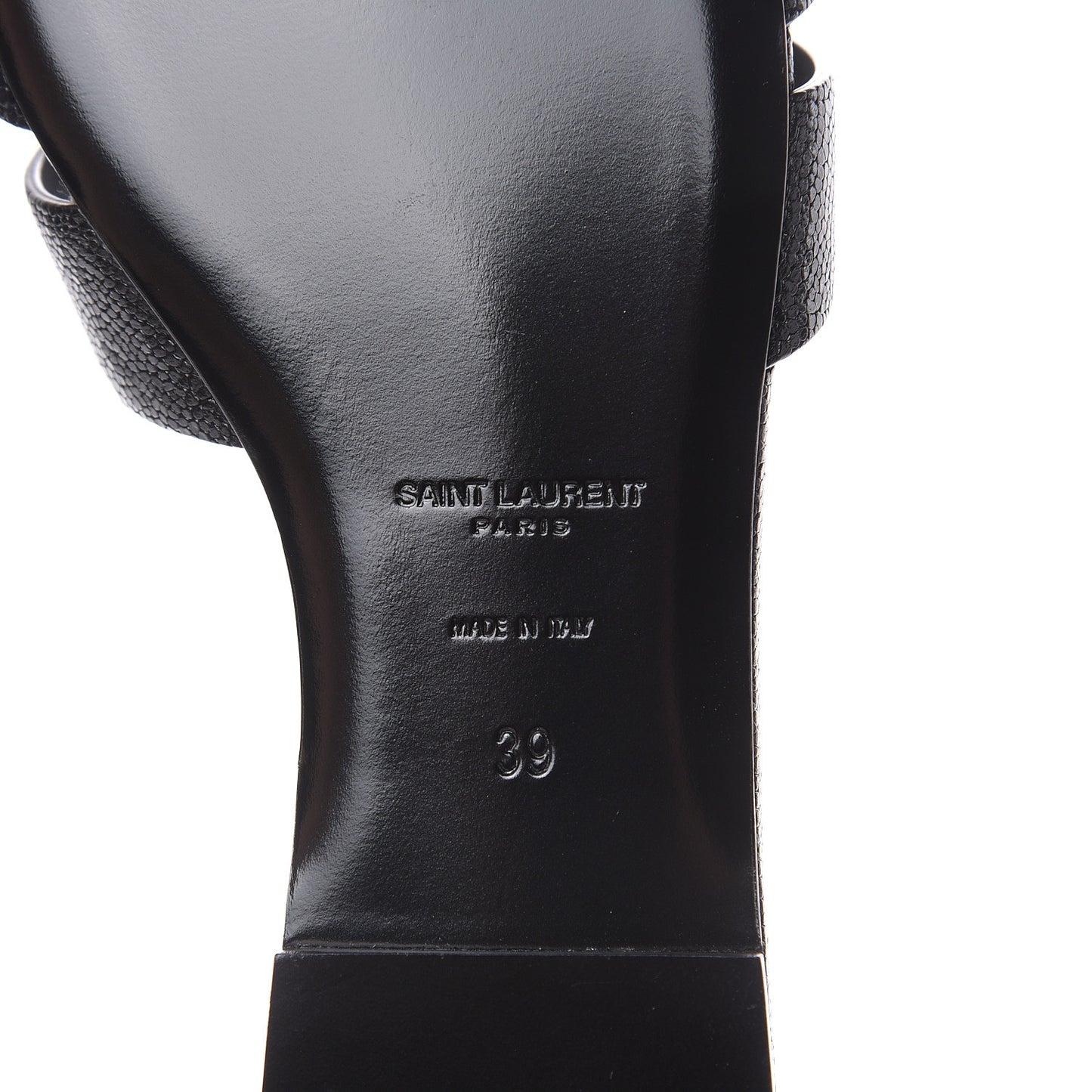 Grain De Poudre Nu Pied 05 Slide Sandals 39 Black