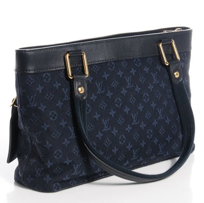 Louis Vuitton Mini Monogram Lucille PM Blue 3 of 8