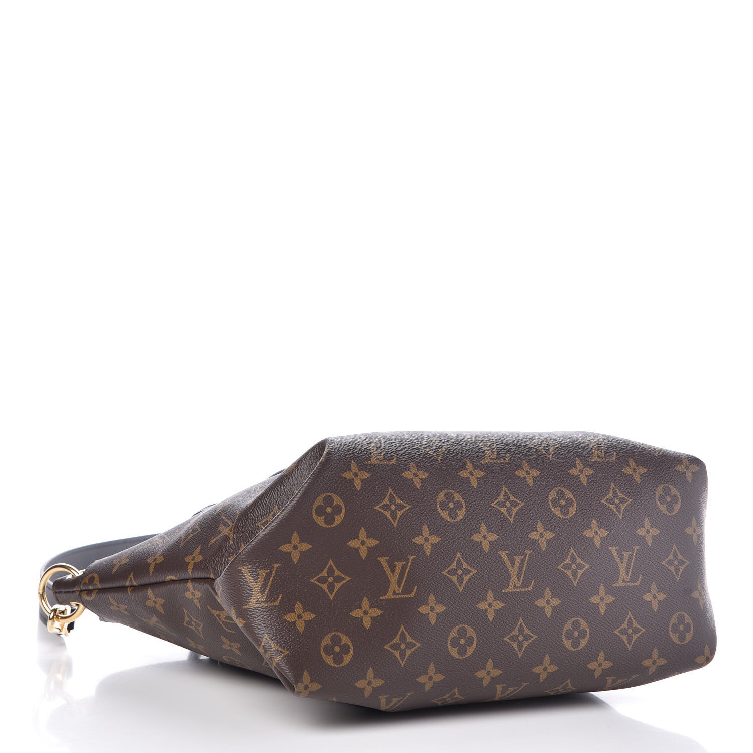 Louis Vuitton Monogram Flower Zipped Tote MM Black 4 of 9