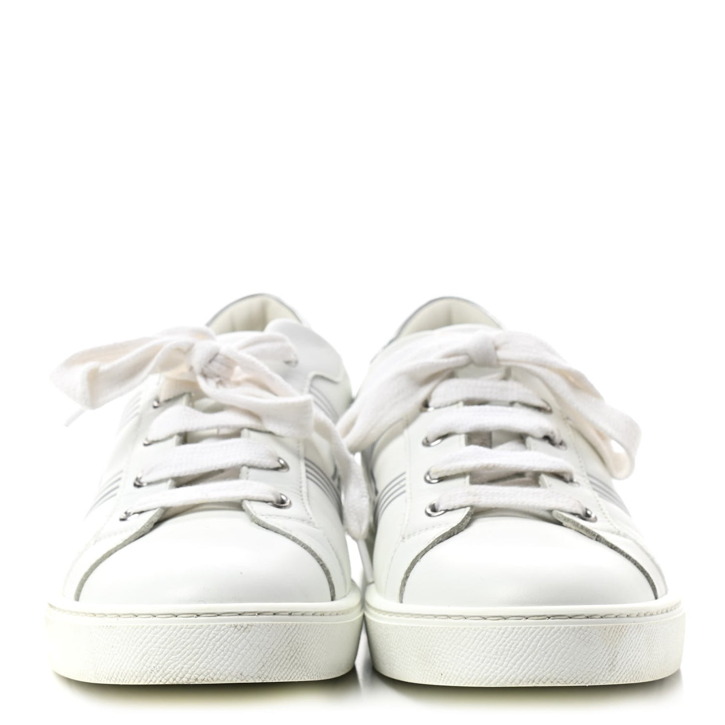 Nappa Womens Avantage Sneakers 40 White Argent