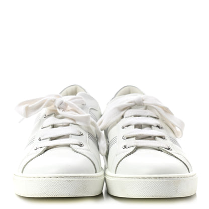 Hermes Nappa Womens Avantage Sneakers 40 White Argent 2 of 9