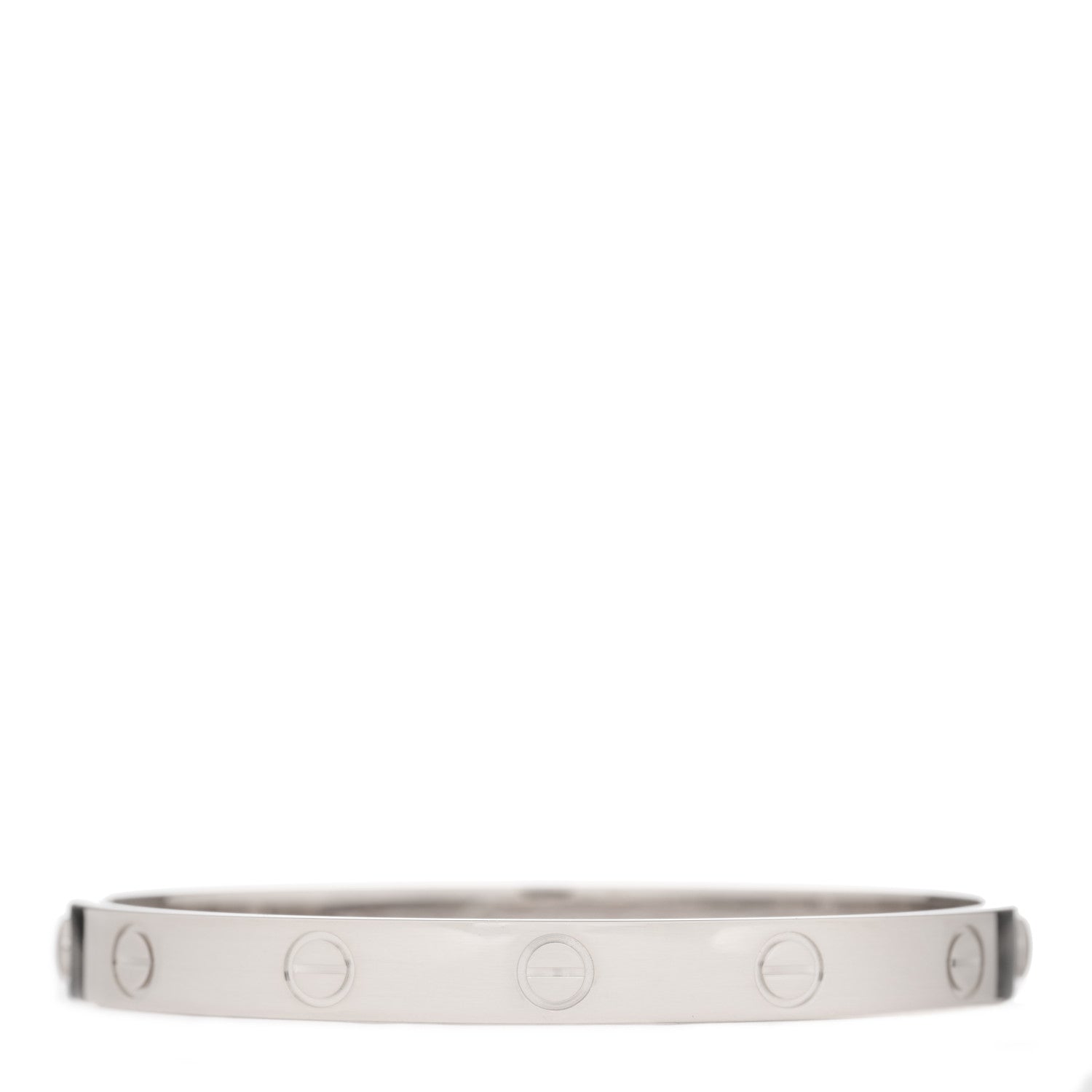 Cartier 18K White Gold LOVE Bracelet 16 1 of 4