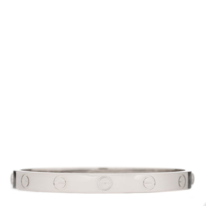 Cartier 18K White Gold LOVE Bracelet 16 1 of 4