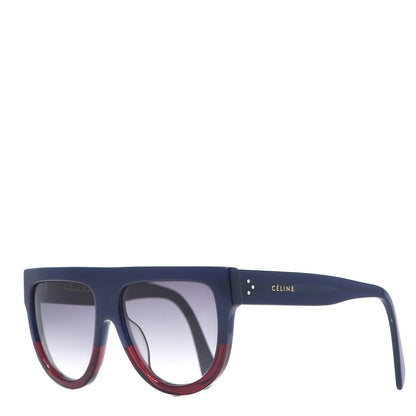 Celine Shadow Sunglasses 41026/S Blue Red 1 of 7