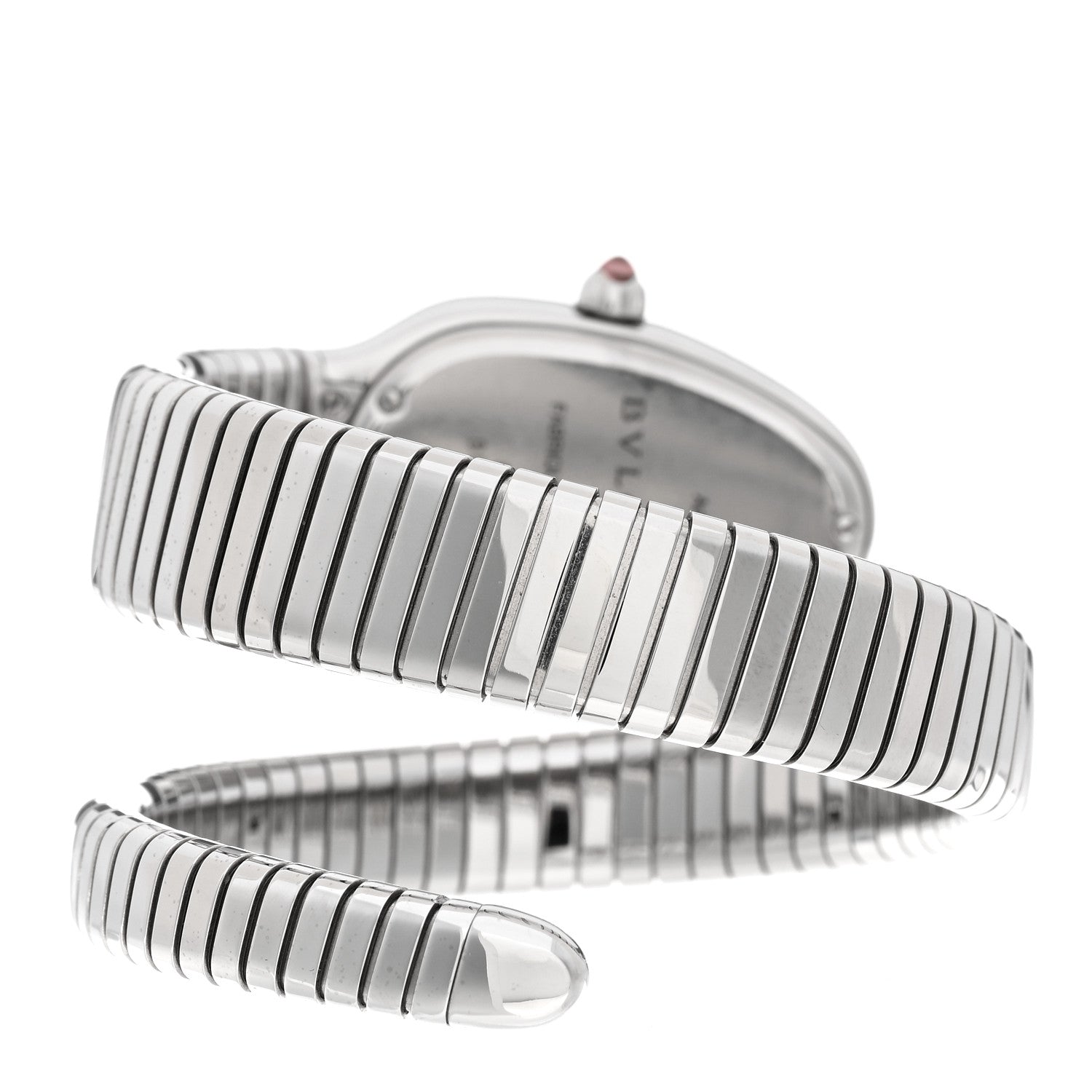 Bulgari Stainless Steel 35mm Serpenti Tubogas Quartz Watch Black 3 of 5