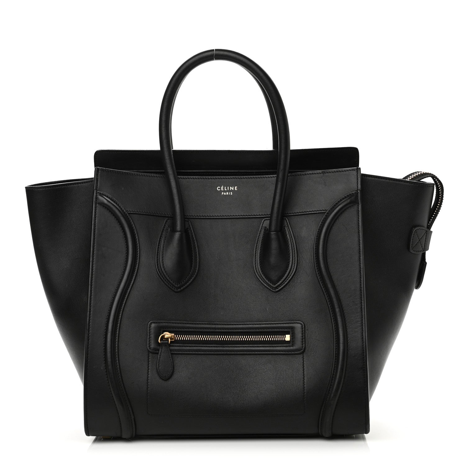 Celine Smooth Calfskin Mini Luggage Black 1 of 15