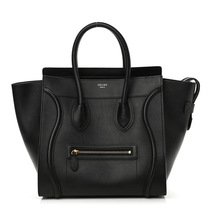 Celine Smooth Calfskin Mini Luggage Black 1 of 15