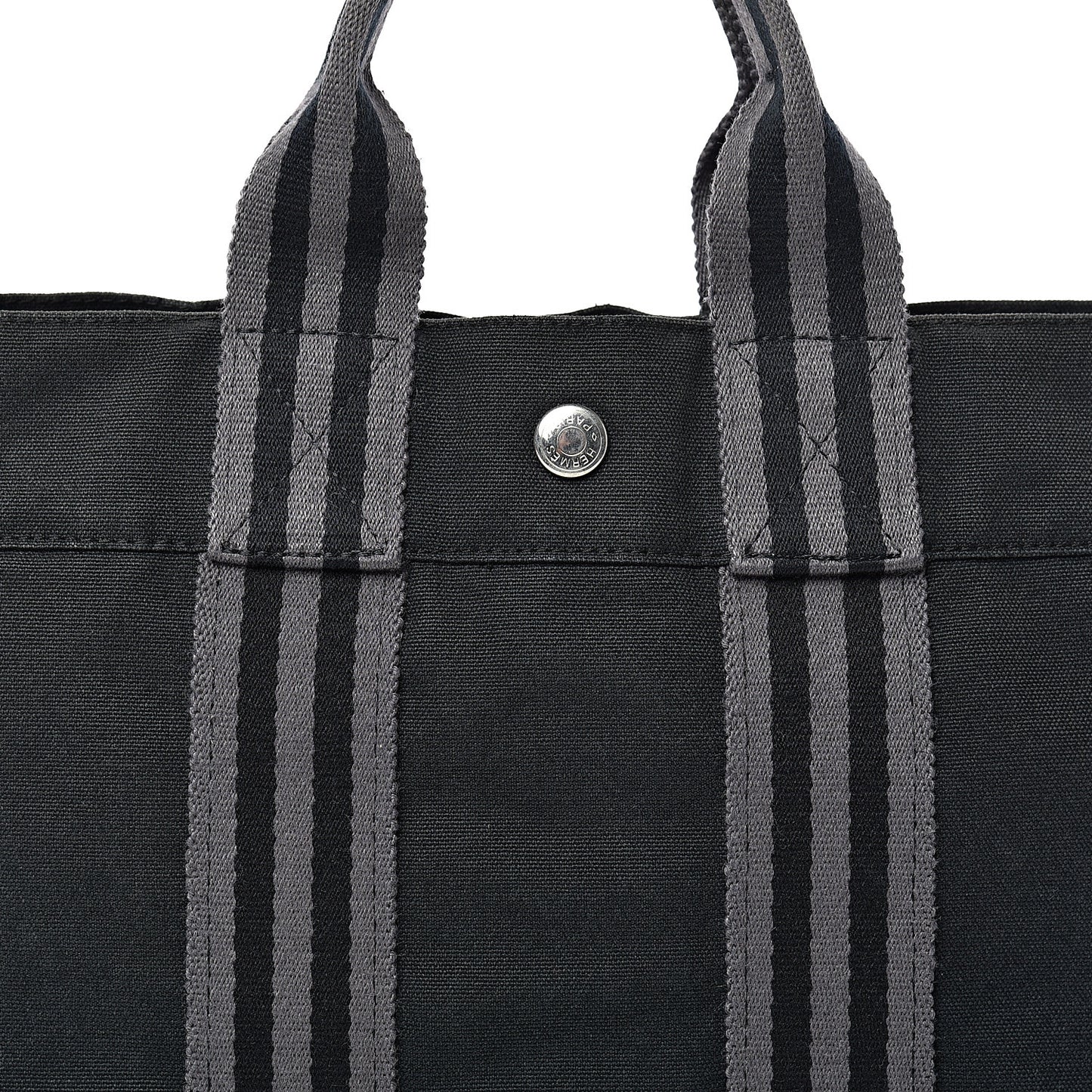 Canvas Herline PM Tote Black