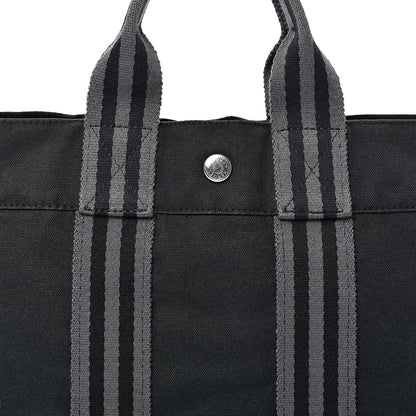 Hermes Canvas Herline PM Tote Black 6 of 16