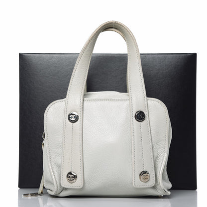 Chanel Deerskin Bolt Bag Light Green 21 of 21