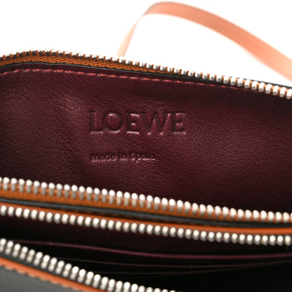 Loewe Smooth Calfskin Double Zip Crossbody Black Tan 7 of 10