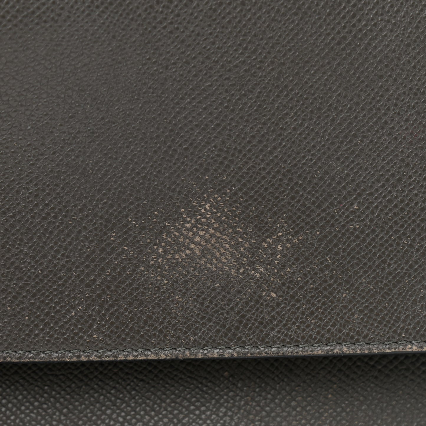 Grained Calfskin Micro Belt Bag Grey