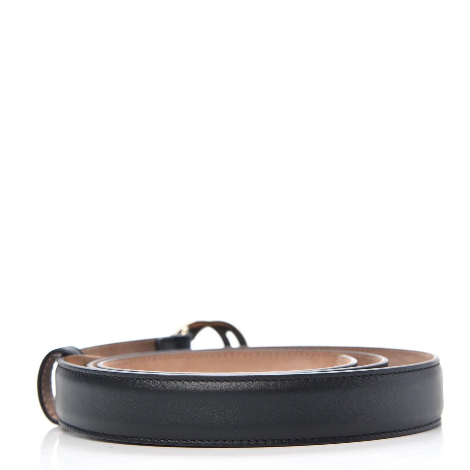 Gucci Moon Calfskin Interlocking G 25mm Belt 95 38 Black 2 of 5