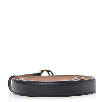 Gucci Moon Calfskin Interlocking G 25mm Belt 95 38 Black 2 of 5
