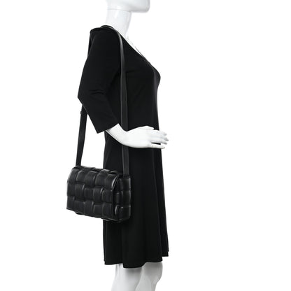 Bottega Veneta Nappa Maxi Intreccio Padded Cassette Crossbody Bag Black 2 of 10