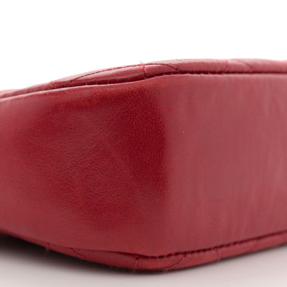 Chanel Lambskin Quilted Camera Case Red 10 of 14