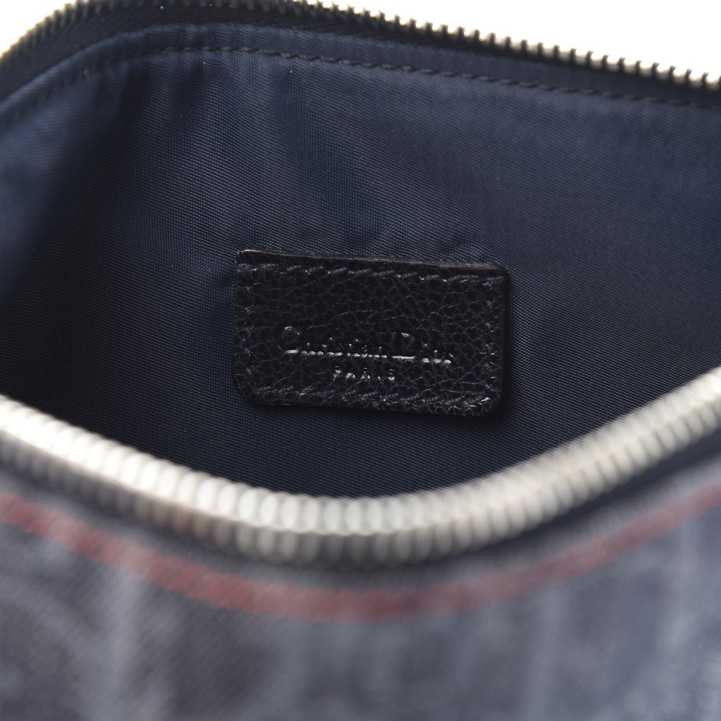 Denim Monogram Mini Saddle Pochette Navy