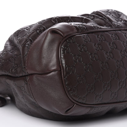 Gucci Guccissima Medium Sukey Top Handle Bag Dark Brown 8 of 12