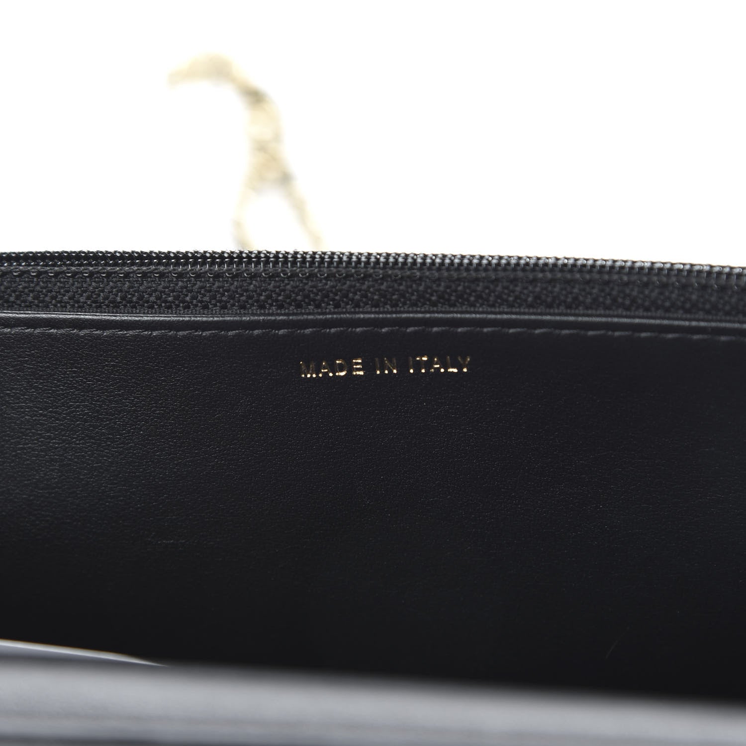 Chanel Caviar Quilted CC Filigree Wallet On Chain WOC Black 9 of 12