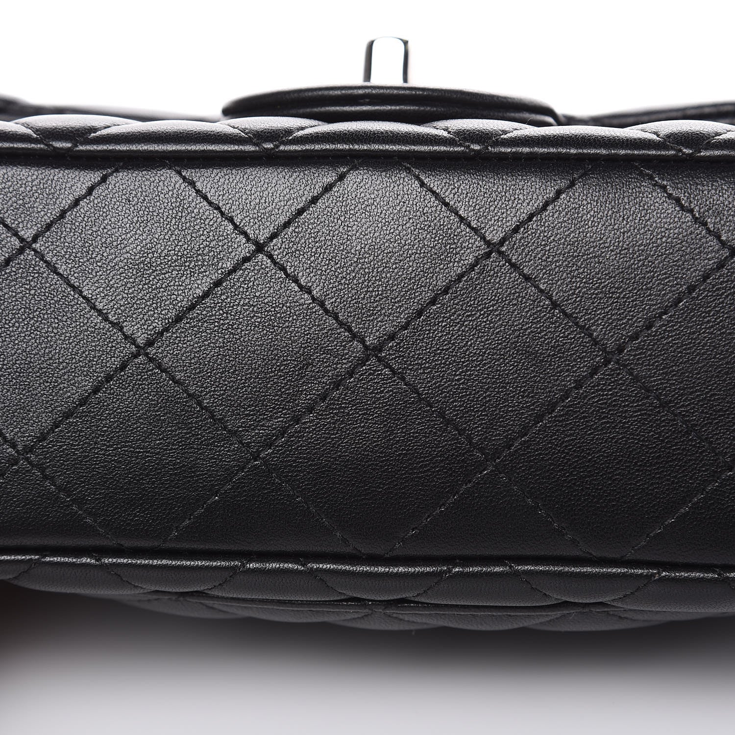 Chanel Lambskin Quilted Mini Rectangular Flap Black 10 of 12