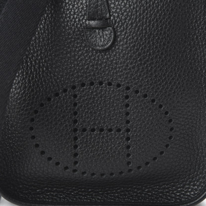 Hermes Taurillon Clemence Evelyne TPM Black 9 of 10