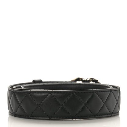 Chanel Lambskin Quilted CC Chain Belt 85 34 Black 2 of 8