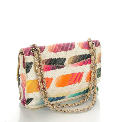 Chanel Canvas Jumbo Colorama Flap Multicolor 3 of 8
